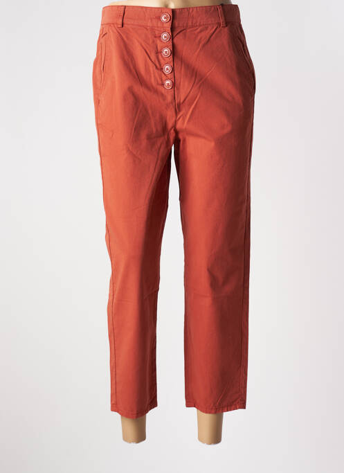 Pantalon chino portocaliu CHLOÉ STORA femeie