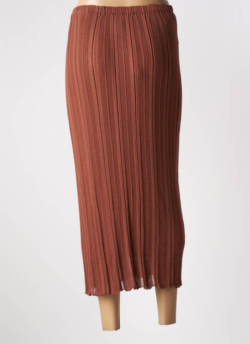 Fustă lungă maro ALYSI femeie