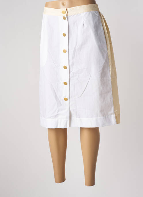 Fustă midi bej LA PRESTIC OUISTON femeie