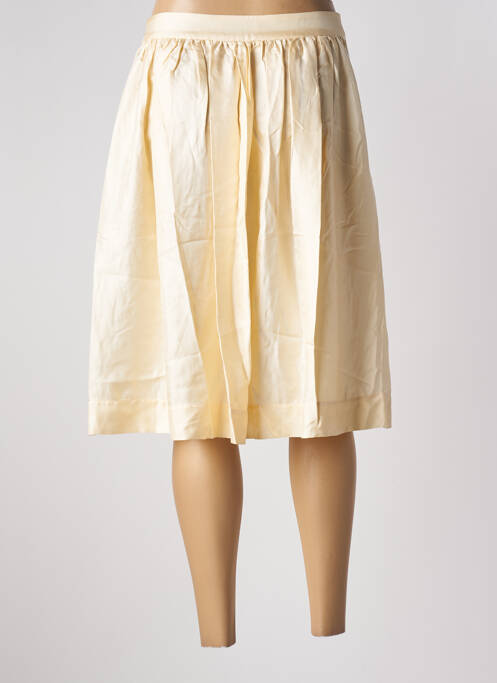 Fustă midi bej LA PRESTIC OUISTON femeie