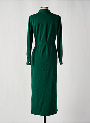 Rochie midi mâneci lungi mâneci lungi verde CALIBAN femeie