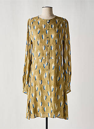 Rochie midi bej KRISTINA TI femeie