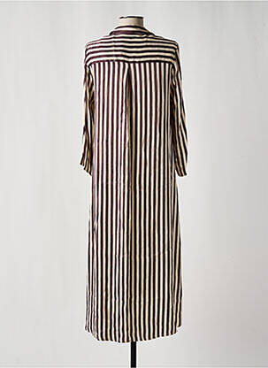 Rochie midi croială fluidă mâneci lungi violet SHIRTAPORTER femeie
