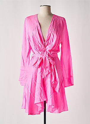 Rochie midi roz FORTE-FORTE femeie