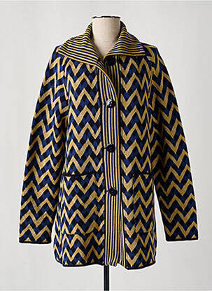 Vestă cu mâneci lungi albastru SIYU femeie