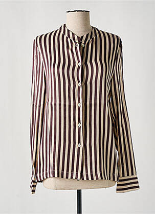 Cămașă croială fluidă mâneci lungi violet SHIRTAPORTER femeie