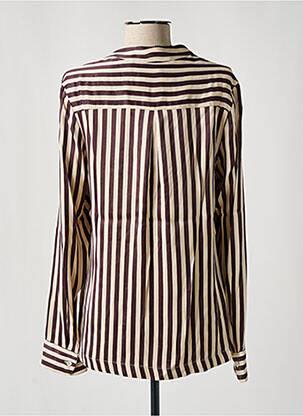 Cămașă croială fluidă mâneci lungi violet SHIRTAPORTER femeie