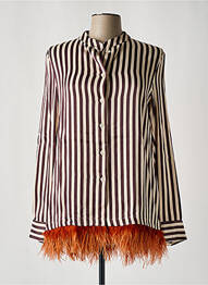 Cămașă croială fluidă mâneci lungi violet SHIRTAPORTER femeie
