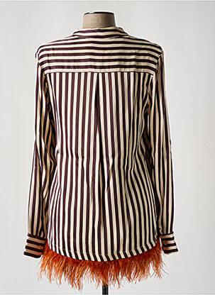 Cămașă croială fluidă mâneci lungi violet SHIRTAPORTER femeie