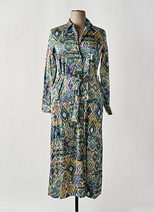 Rochie lungă verde CALIBAN femeie