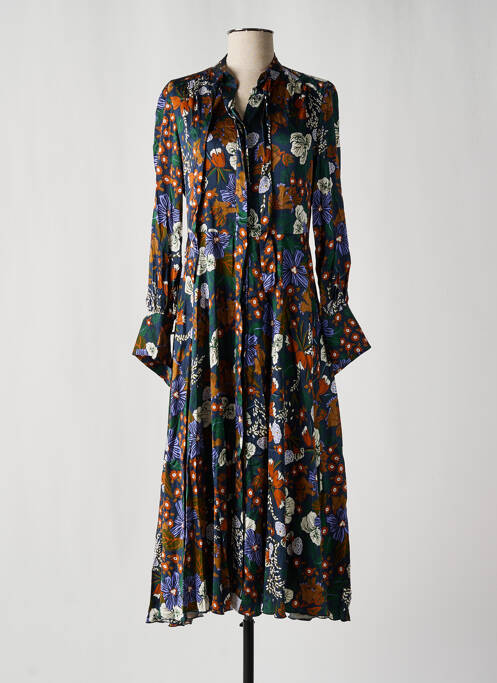 Rochie lungă albastru CALIBAN femeie