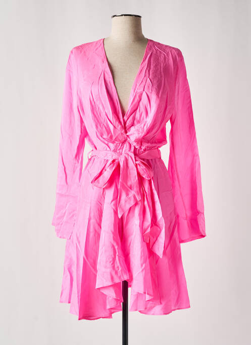 Rochie midi roz FORTE-FORTE femeie