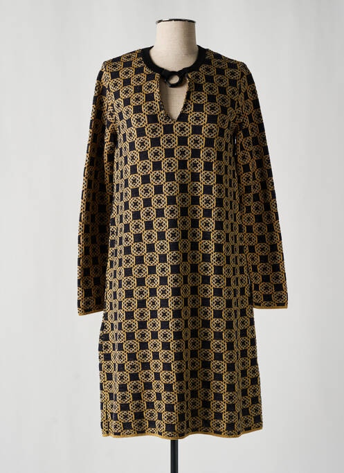 Rochie pulover auriu SIYU femeie