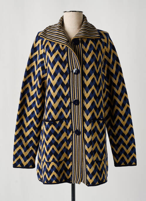 Vestă cu mâneci lungi albastru SIYU femeie