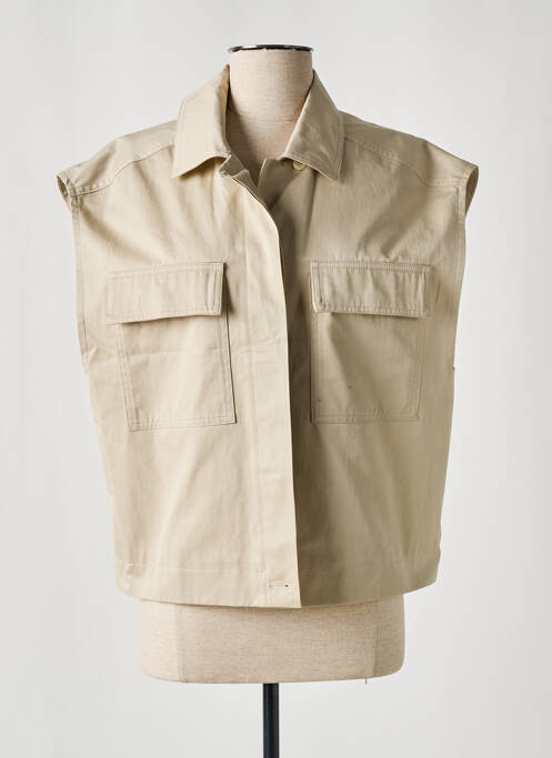 Jachete casual bej POMANDERE femeie