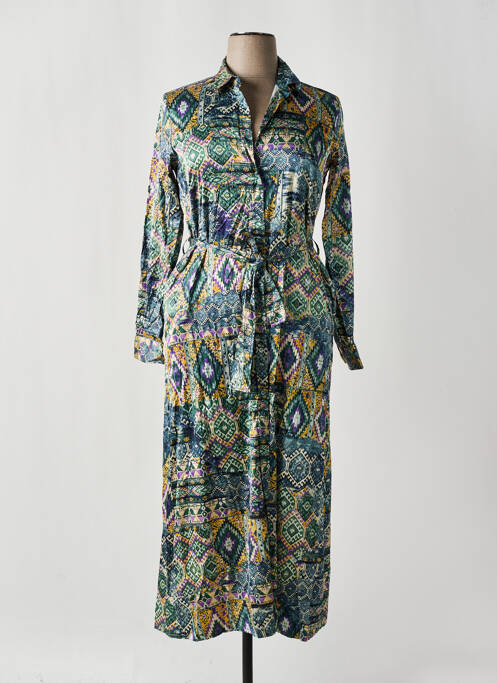 Rochie lungă verde CALIBAN femeie