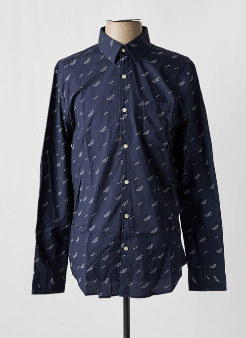 Cămașă cu mâneci lungi albastru GUESS bărbat