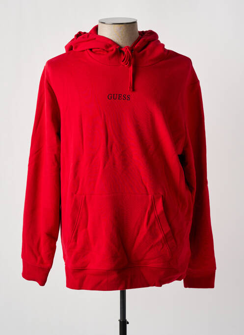 Hanorac cu glugă roșu GUESS bărbat