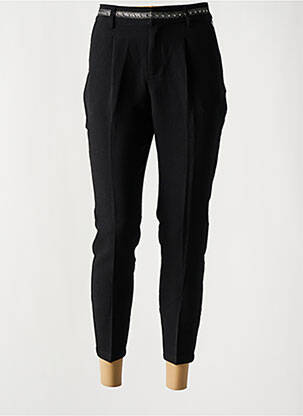 Pantalon 7/8 talie înaltă talie înaltă negru KAPORAL femeie