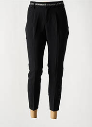 Pantalon 7/8 talie înaltă talie înaltă negru KAPORAL femeie