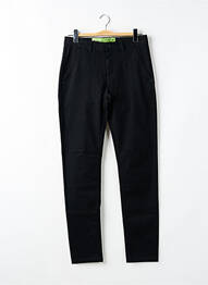 Pantalon chino elasticitate mărime normală negru STREET ONE homme