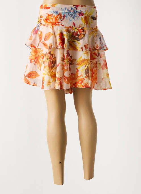 Fustă scurtă portocaliu GUESS femeie