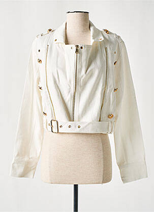 Jachete casual alb Z.O.E (ZONE OF EMBROIDERED) femeie