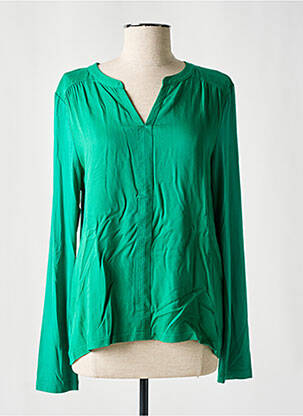 Top croială fluidă mâneci lungi verde STREET ONE femeie