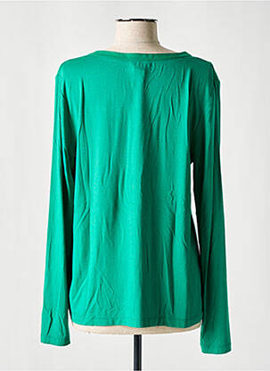 Top croială fluidă mâneci lungi verde STREET ONE femeie
