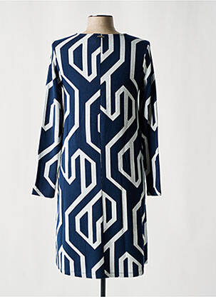 Rochie midi imprimeu fantezie mâneci lungi albastru STREET ONE femeie