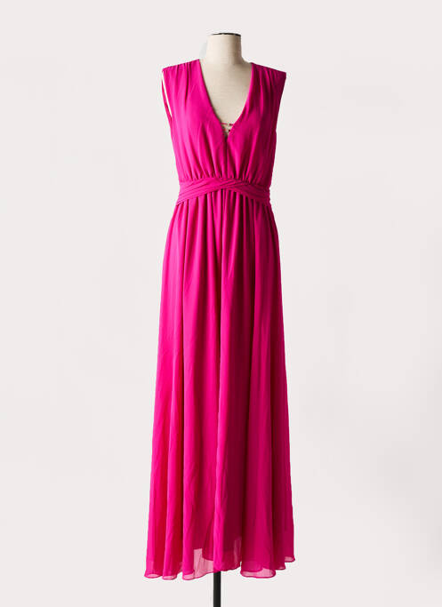 Rochie lungă roz MORGAN femeie