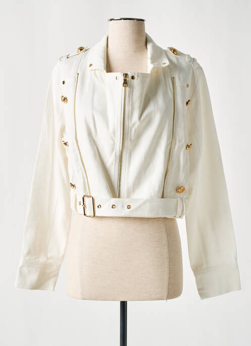 Jachete casual alb Z.O.E (ZONE OF EMBROIDERED) femeie