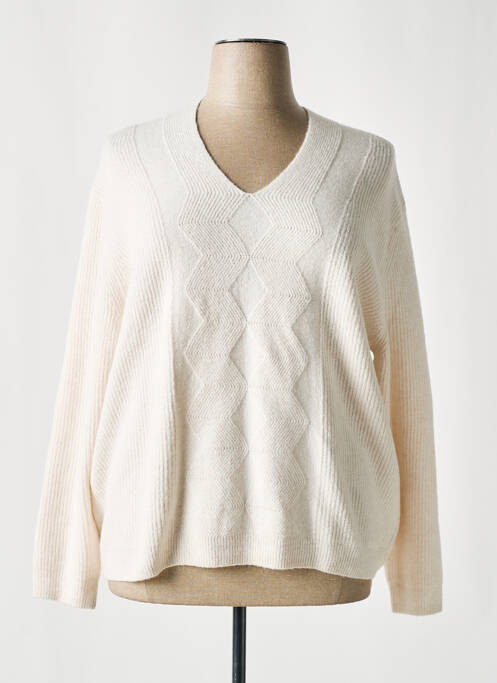 Pulover bej STREET ONE femeie