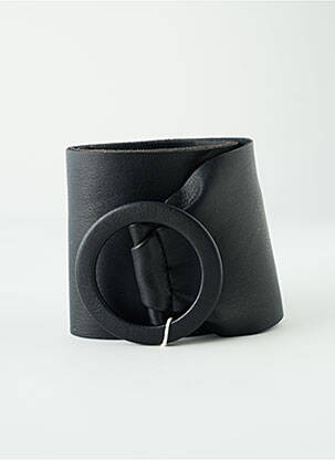 Curea efect material satinat negru ESPRIT femeie