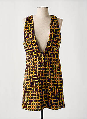 Rochie scurtă maro SURKANA femeie