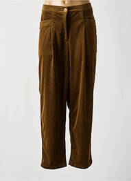 Pantalon drept talie cu cleme talie înaltă verde MOLLY BRACKEN femeie