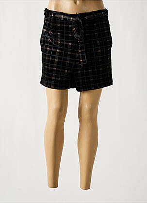 Șort talie cu cleme talie înaltă negru LILI SIDONIO femeie