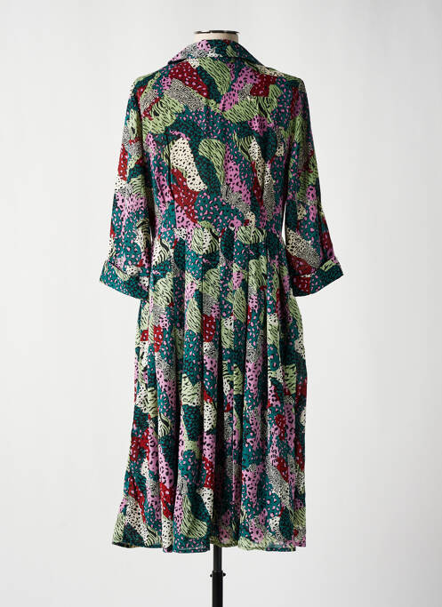 Rochie midi verde LILI SIDONIO femeie