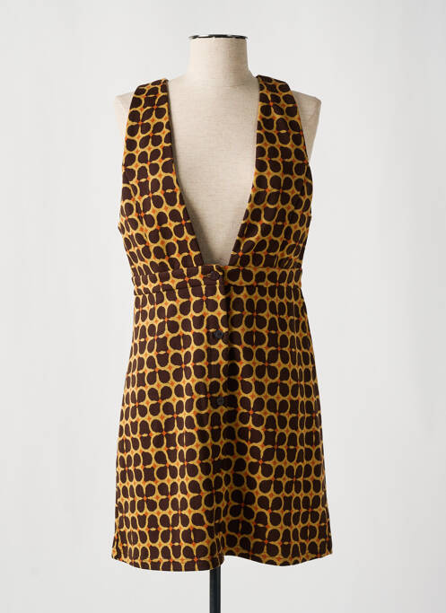 Rochie scurtă maro SURKANA femeie