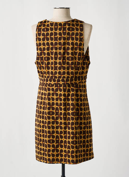 Rochie scurtă maro SURKANA femeie