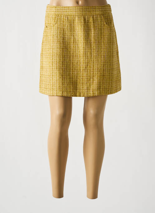 Fustă scurtă galben MOLLY BRACKEN femeie