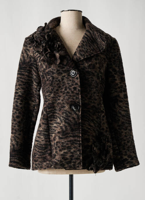 Palton scurt gri FINETTE femeie