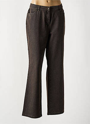 Blugi cu croială dreaptă maro TONI femeie