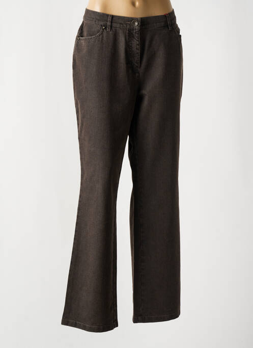 Blugi cu croială dreaptă elasticitate mărime normală maro TONI femme