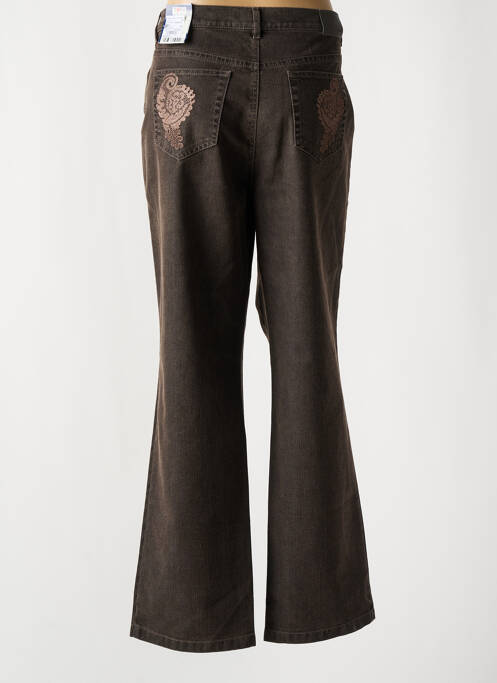 Blugi cu croială dreaptă elasticitate mărime normală maro TONI femme