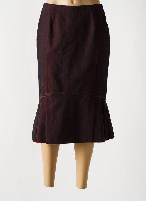 Fustă midi roșu CHRISTINE LAURE femeie