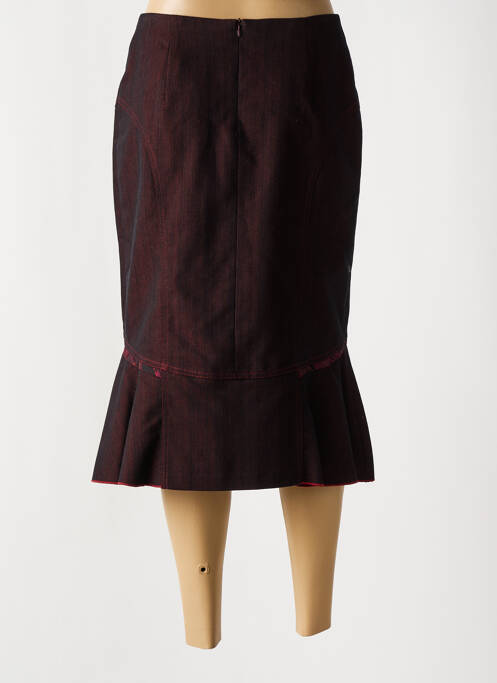 Fustă midi roșu CHRISTINE LAURE femeie