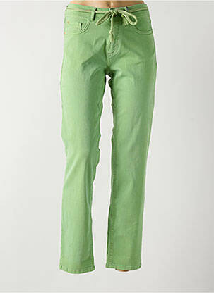 Pantalon slim buzunare verde PARA MI femeie
