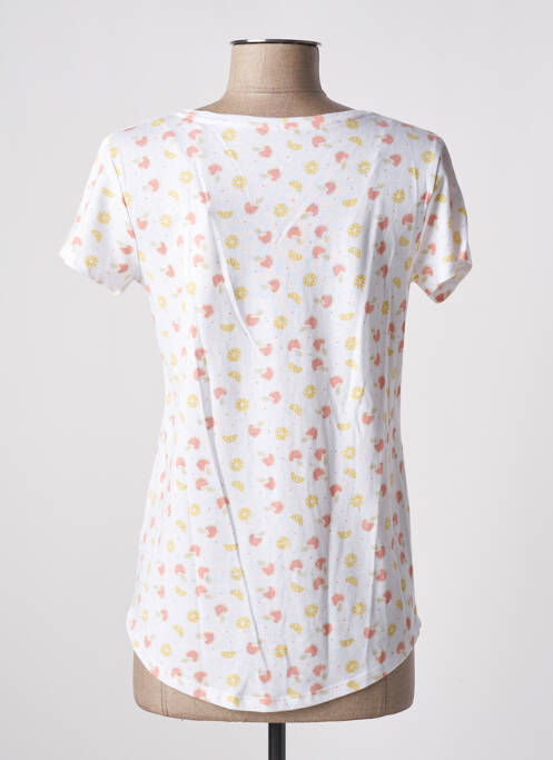 Tricou alb C'EST BEAU LA VIE femeie