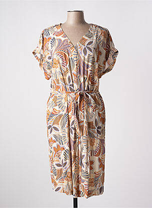 Rochie midi bej DIANE LAURY femeie